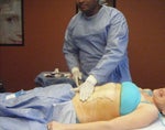 During the treatment! Super easy!!!